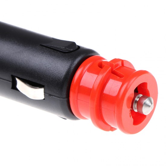 1PCS 12V-24v High Power Male Car Cigarette Lighter Socket Plug Connector with red on/off switch New